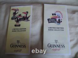 Very Rare Collection Of 15 Limited Edition Guinness Badges From The Early 2000`s