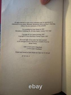 (Very Rare) Collection of First Edition Harry Potter Hardbacks (PS)