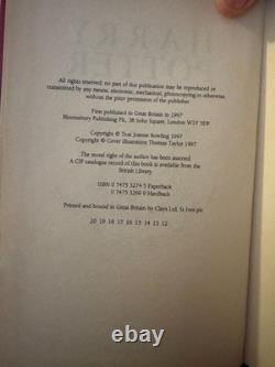 (Very Rare) Collection of First Edition Harry Potter Hardbacks (PS)
