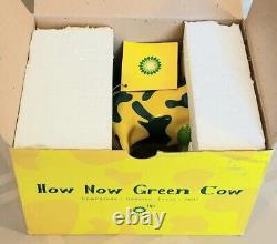 Very Rare CowParade Figure How Now Green Cow Ltd Edition BP #7247 Houston 2001