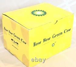 Very Rare CowParade Figure How Now Green Cow Ltd Edition BP #7247 Houston 2001