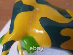 Very Rare CowParade Figure How Now Green Cow Ltd Edition BP #7247 Houston 2001