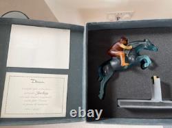 Very Rare Daum Limited Edition Jockey and Horse #1000 of 1000 Sold out in 2009
