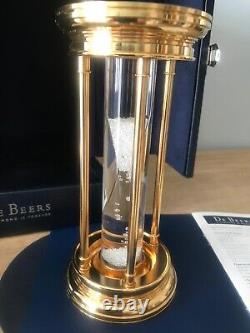 Very Rare! De Beers Limited Edition Millennium 2000 Diamonds 24ct Plated Gold