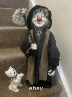 Very Rare Discontinued Hobo Designs Clown Doll Limited Edition 101/500 Inc Dog