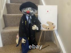 Very Rare Discontinued Hobo Designs Clown Doll Limited Edition Toulouse