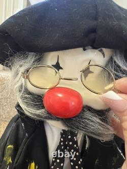 Very Rare Discontinued Hobo Designs Clown Doll Limited Edition Toulouse