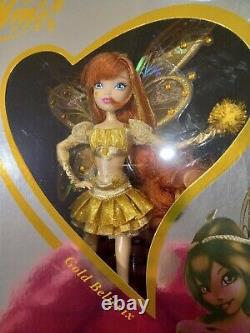 Very Rare Doll Winx Bloom Gold Believix Edition Jakks Pacific 2012 NIB