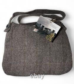 Very Rare Harris Tweed Centenary Label Bag Limited Edition Made In Scotland