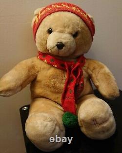 Very Rare Harrods 1988 Limited Edition (Jasper) Christmas Teddy Bear