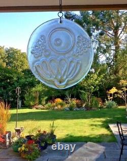 Very Rare Huge 40 CM Limited Edition Per Lutken Holmegaard Glass Suncatcher