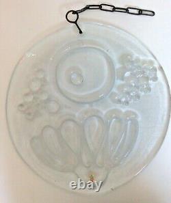 Very Rare Huge 40 CM Limited Edition Per Lutken Holmegaard Glass Suncatcher