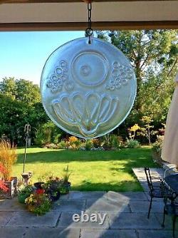 Very Rare Huge 40 CM Limited Edition Per Lutken Holmegaard Glass Suncatcher