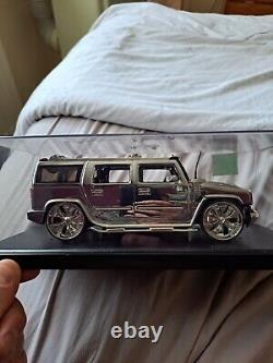 Very Rare Jada Dub City Platinum 124 Limited Chrome Edition Hummer H2