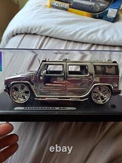 Very Rare Jada Dub City Platinum 124 Limited Chrome Edition Hummer H2