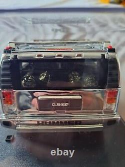 Very Rare Jada Dub City Platinum 124 Limited Chrome Edition Hummer H2