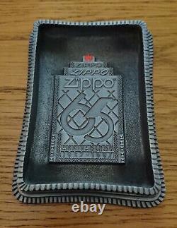 Very Rare Limited Edition 65th Anniversary Zippo Ashtray, circa 1997, Very Heavy