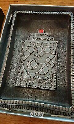 Very Rare Limited Edition 65th Anniversary Zippo Ashtray, circa 1997, Very Heavy