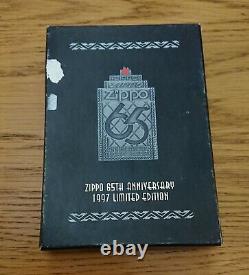 Very Rare Limited Edition 65th Anniversary Zippo Ashtray, circa 1997, Very Heavy