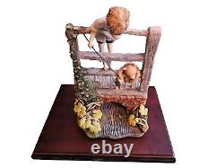 Very Rare Limited Edition Arden Sculptures Winnie-the-pooh The Looked On River