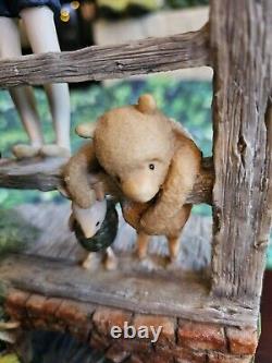 Very Rare Limited Edition Arden Sculptures Winnie-the-pooh The Looked On River