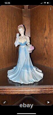 Very Rare, Limited Edition Coalport Age Of Elegance Summer Fragrance China Lady