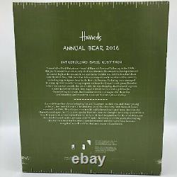 Very Rare Limited Edition Harrods Annual Bear (2016) Basil Rubython