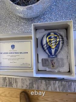 Very Rare Limited Edition Leeds United Xmas Balloon Ornament New Boxed