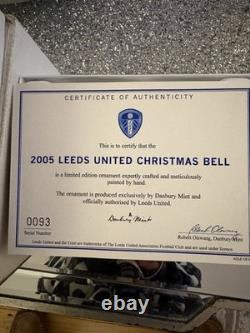 Very Rare Limited Edition Leeds United Xmas Bell Ornament