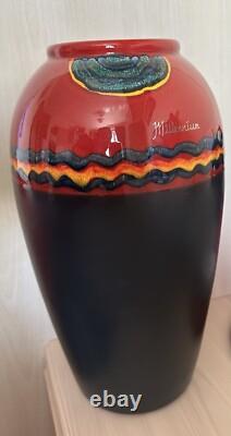 Very Rare Limited Edition Of 2000 Poole Studio Collection'Millennium Vase