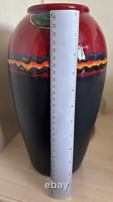 Very Rare Limited Edition Of 2000 Poole Studio Collection'Millennium Vase