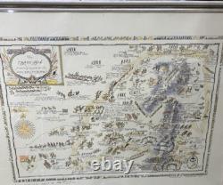 Very Rare Limited Edition PETER REYNOLDS FURSE PICTORIAL Map
