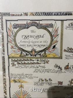 Very Rare Limited Edition PETER REYNOLDS FURSE PICTORIAL Map