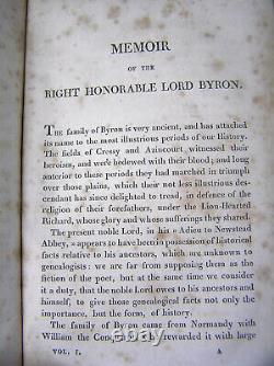 Very Rare Lord Byron's Works. 1819. 6 Volumes. Early Edition
