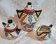 Very Rare Lorna Bailey Tempest Tea Set Limited Edition 108/350 Signed In Black