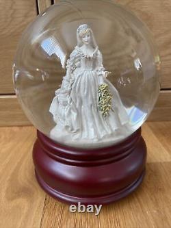 Very Rare Ltd Edition 2005 Princess Diana Musical Snow globe Compton & Woodhouse