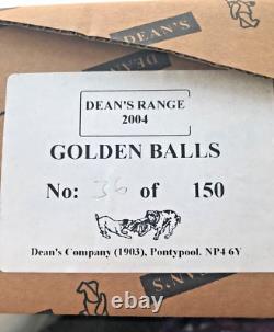 Very Rare Ltd Edition Dean's Bear Golden Balls, England David Beckham Tribute
