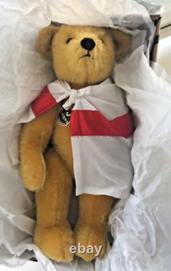 Very Rare Ltd Edition Dean's Bear Golden Balls, England David Beckham Tribute
