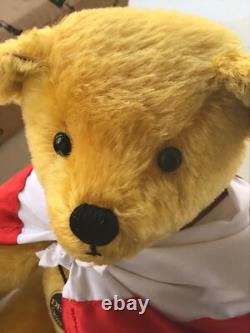 Very Rare Ltd Edition Dean's Bear Golden Balls, England David Beckham Tribute