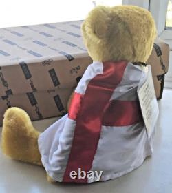 Very Rare Ltd Edition Dean's Bear Golden Balls, England David Beckham Tribute