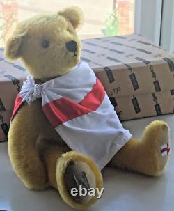 Very Rare Ltd Edition Dean's Bear Golden Balls, England David Beckham Tribute