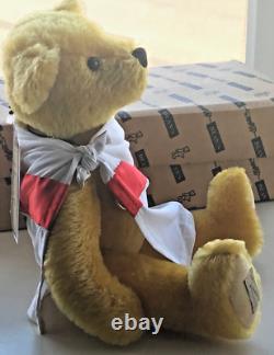 Very Rare Ltd Edition Dean's Bear Golden Balls, England David Beckham Tribute