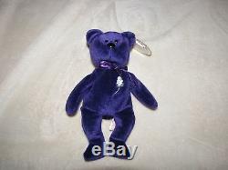 Very Rare MWMT 1st Edition Ty Princess Diana Beanie Baby No Number No space