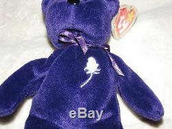 Very Rare MWMT 1st Edition Ty Princess Diana Beanie Baby No Number No space