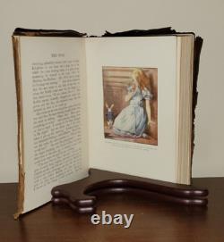 Very Rare Macmillan 1911 Color Edition Alice In Wonderland In Full Yapp Leather