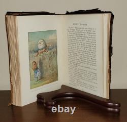 Very Rare Macmillan 1911 Color Edition Alice In Wonderland In Full Yapp Leather