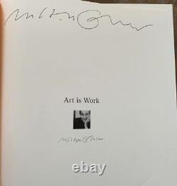 Very Rare Milton Glaser Art Is Work Hardcover Book Signed Limited 1st Edition