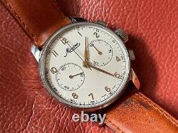 Very Rare Minerva Heritage Chronograph Limited Edition Watch in FULL SET