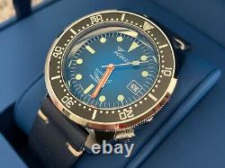 Very Rare New Squale 50 ATMOS Fumoso Special Edition Automatic Watch FULL SET