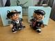 Very Rare Pendelfin Pearly King Arthur And Pearly Queen Pauline Limited Edition